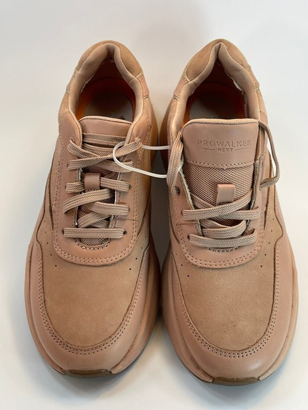 Rockport ProWalker Next W Premium Leather Sneakers Tuscany Rose Size 6 NWOB